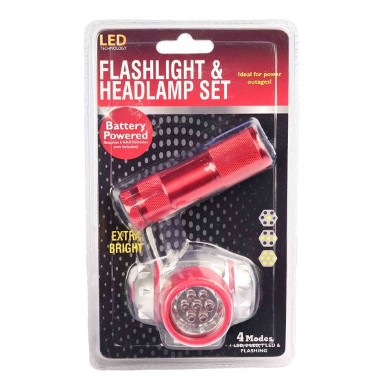 Flashlight & Headlamp SET