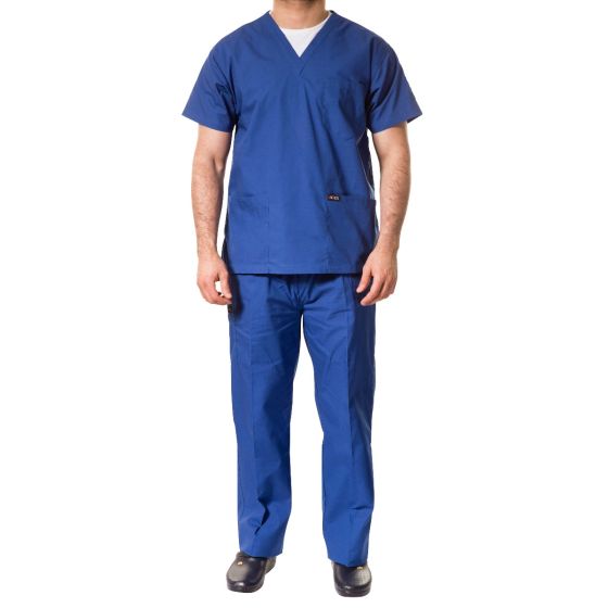 jotex men scrub royal blue