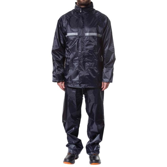 Jotex navy blue rain suit