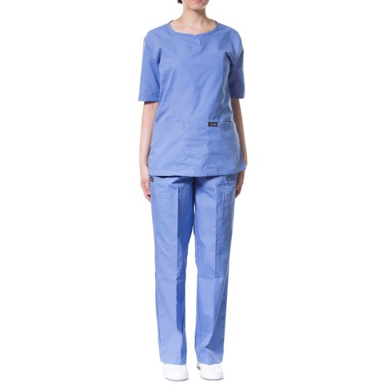jotex women scrub sky blue
