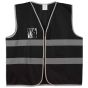 Jotex Reflector Vest Black-120G